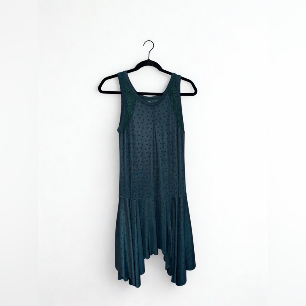Free People Teal High Low Dress